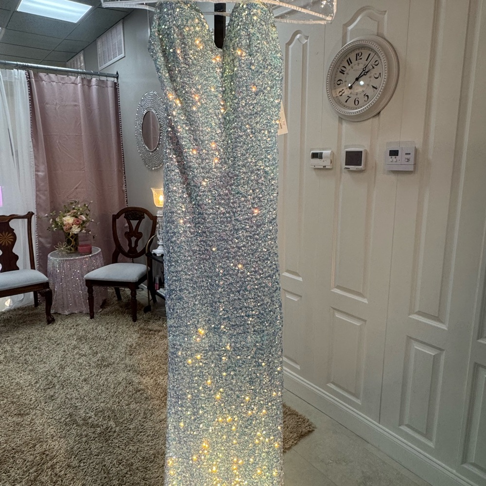 Sparkling Strapless Gown